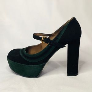 Marni - Suede Mary Janes